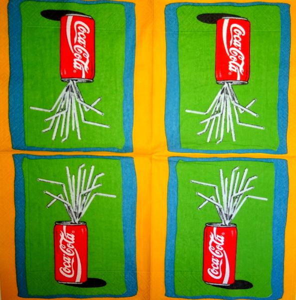 007 Coca Cola - 3-ply - (grün)